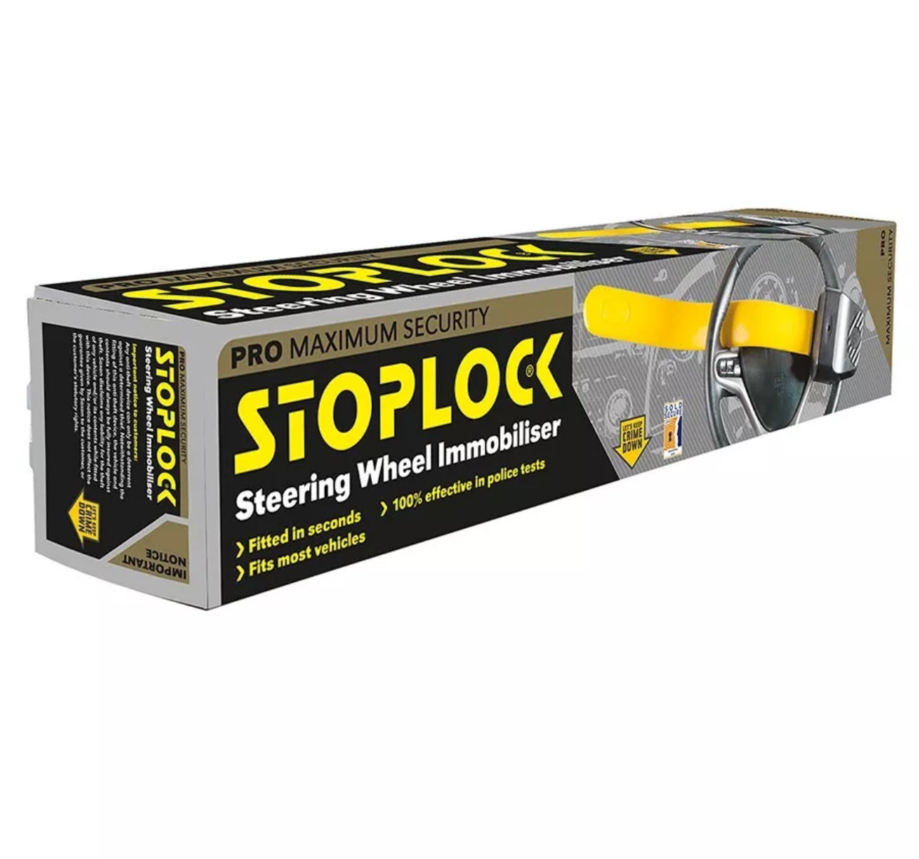 Stoplock HG 150-00 Car Steering Wheel Lock